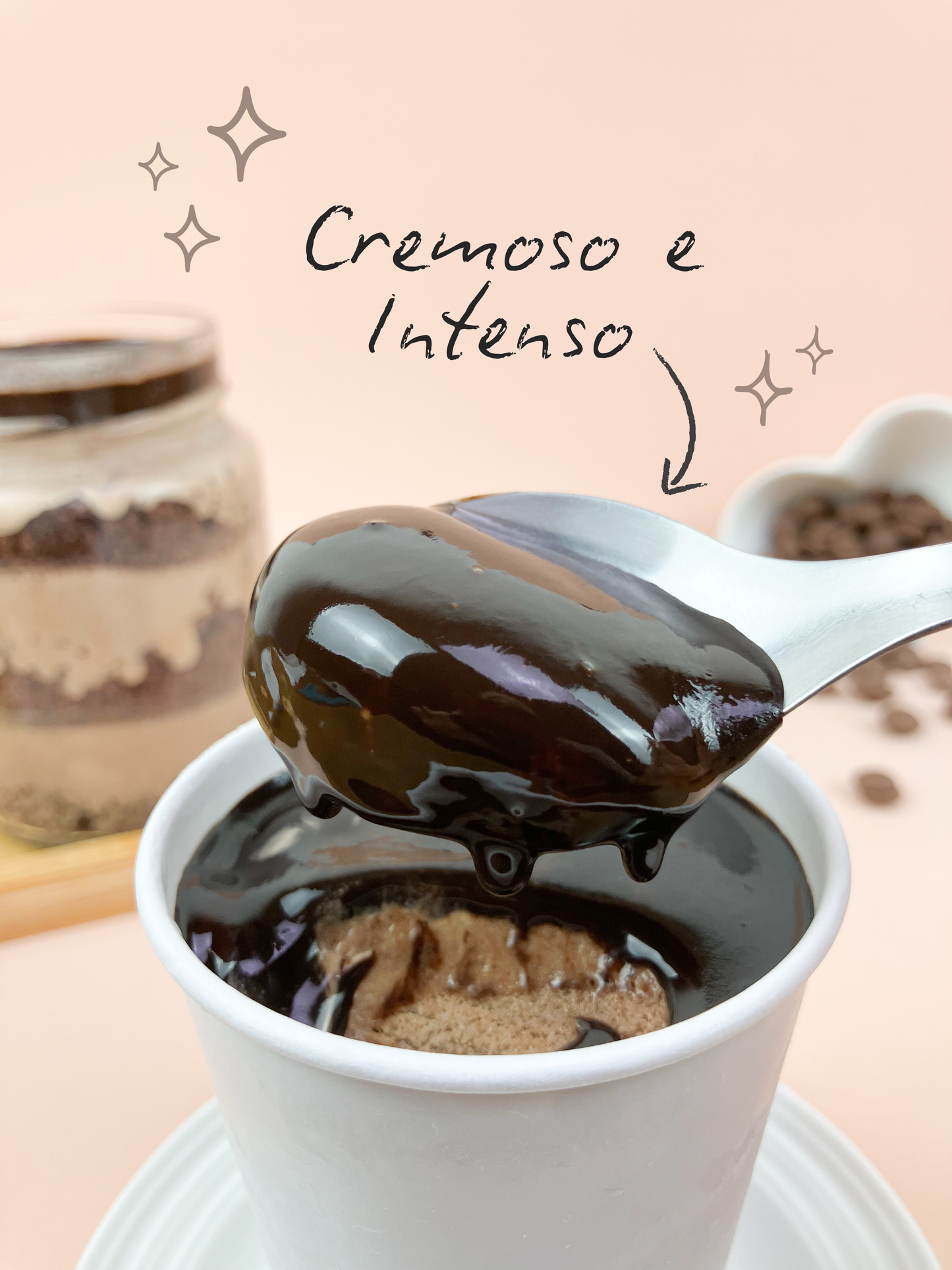 Bolo de Sorvete no Pote Chocolatudo